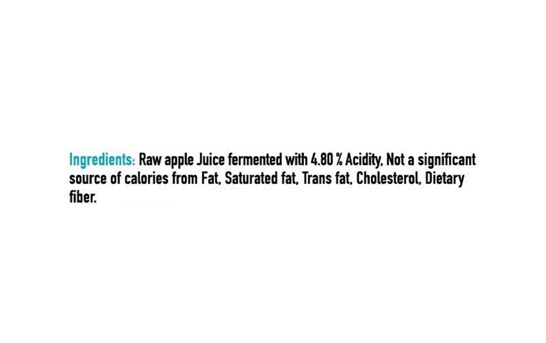 Healthkart Apple Cider Vineger with Mother   Glass Bottle  500 millilitre